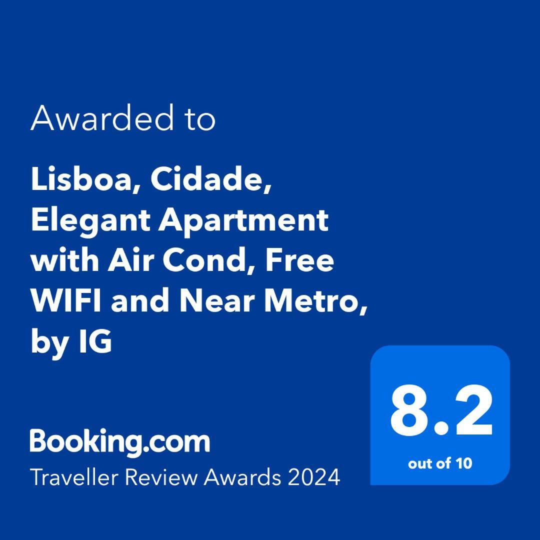 Lisboa, Cidade, Elegant Apartment With Air Cond, Free Wifi And Near Metro, By Ig Exterior foto